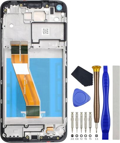 شاشة LCD بديلة كاملة باللون الأسود تعمل باللمس مع إطار شاشة لهاتف Nokia 5.4 TA-1333 6.39 بوصة مع مجموعة أدوات in Saudi Arabia