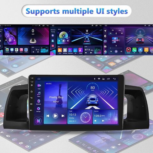 2G+64G Car Stereo for Toyota Corolla EX 2007-2012 with Wireless Carplay Android Auto, 9 Inch Touch Screen Car Radio, Android 13/Bluetooth/GPS/WiFi/HiFi Audio/SWC/USB/HD Backup Camera in Saudi Arabia