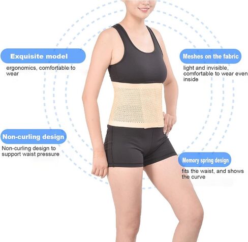 ZJchao Abdominal, Adjustable Breathable Nylon Postpartum Recovery Belly Wrap Comfortable Postpartum Belly Band Postpartum Tummy Tuck Belt for Women Body Shaping Waistband(XXL) in Saudi Arabia