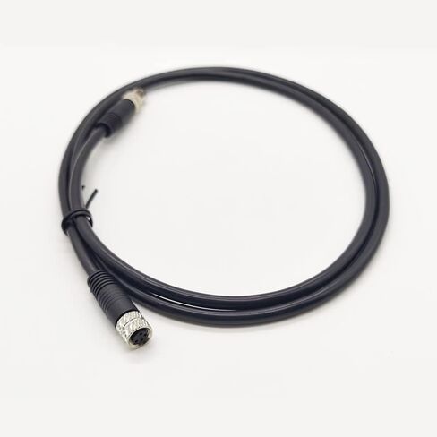 M8 4 Pins Male to Female Connector Cable, A Code Straight Molding Cable Female to Male Aviation Sensor Electrical PVC Cable 60V 4A AC/DC Industrial Molded Cable AWG24（1Meter） in Saudi Arabia