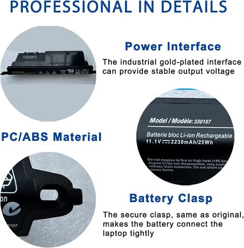 330107 11.1V Speaker Battery Replacement for Bose Soundlink Bluetooth Mobile Speaker II 404600 SoundLink III 330105 359498 330107A 359495 330105 Series 330105A 25Wh 2230mAh in Saudi Arabia