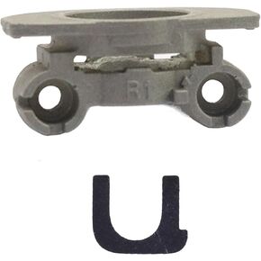 BestParts Silver Plastic Hinge Swivel + XM4 U Shaped Metal Hinge Lock Grove Replacement for Sony WH-1000XM4 WH1000XM4 Headphone (Right)