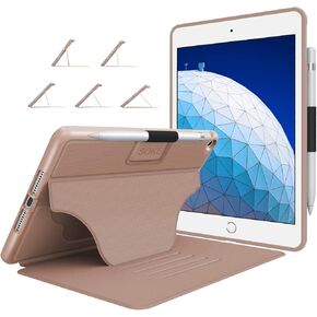 Soke Case - for iPad Air 3 10.5 Inch 2019 3rd Generation,[Luxury Series] Extra Protective But Slim Cover with Pencil Holder and Strong Magnetic, 5 Convenient Stand Angles, Auto Sleep/Wake - Black
