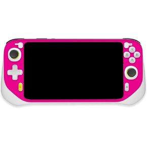 MightySkins Skin Compatible With Logitech G Cloud Gaming Handheld - Solid Hot Pink | Protective, Durable, and Unique Vinyl Decal wrap cover | Easy To Apply, Remove, and Change Styles | Made in the USA