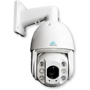 Montavue 4MP PTZ Active Deterrence Security Camera with 25x Zoom, Auto Tracking, People/Vehicle Detection and 500ft of Starlight IR Night Vision