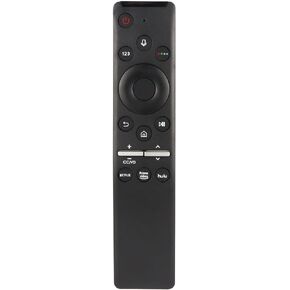 New BN59-01312G Voiced Remote Control for Samsung QLED 8K UHD TV UN49RU8000 UN55RU8000 UN65RU8000 UN75RU8000 UN82RU8000 UN85RU8000 Replacement Controller with NETELIX PrimeVideo Hulu Keys