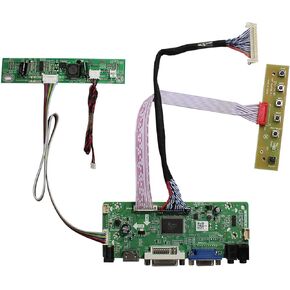 HDMI VGA DVI Audio LVDs Controller Board for 17" 1280x1024 M170ETN01.1 M170ETN01.3 19" M190ETN01.0 WLED LCD Display/Video Games