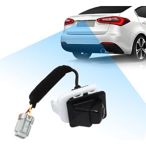 SecosAutoparts Rearview Backup Camera Parking Assist Compatible with Kia Forte Sedan 4-Door 2014 2015 2016 Replace# KI1960114 95760-A7730 95760-A7720