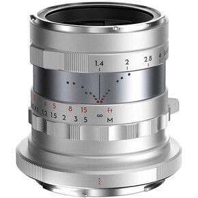 عدسة تصوير كاملة الإطار Simera 35mm f1.4 لكاميرا Nikon Z Mount - فضي
