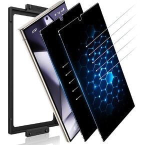 Fotbor for Samsung Galaxy S24 Ultra Anti Reflective Privacy Screen Protector, Extra Clarity Anti-Glare Anti-Spy Anti Blue Light Durable Film, Faster Fingerprint Unlock [Not Glass] Case Friendly