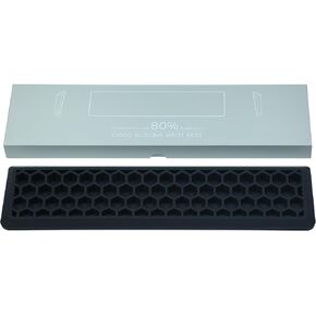 Chocfox 70%-95% Keyboard Wrist Rest, Memory Foam Hand Rest Support Pad Padded for Office, Computer, Laptop, Mac Typing and Wrist Pain Relief and Repair (Blue)