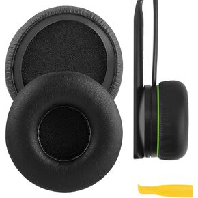 Geekria QuickFit Replacement Ear Pads for Xbox One Chat Headphones Ear Cushions, Headset Earpads, Ear Cups Cover Repair Parts (Black)