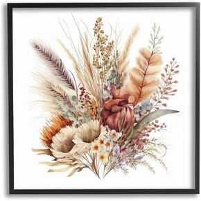 Stupell Industries Fall Flowers Bundle Framed Giclee Art by LSR Design Studio