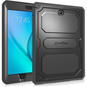 Fintie Shockproof Case for Samsung Galaxy Tab A 8.0 (Previous Model 2015), Tuatara Rugged Unibody Hybrid Full Protective Cover for Tab A 8.0 SM-T350/P350 2015(NOT Fit 2017/2018 Version), Black