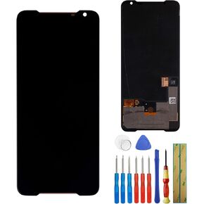 LCD Display Compatible with ASUS ROG Phone II ZS660KL I001DA I001DE 6.59" LCD Display Touch Screen Assembly with Tools