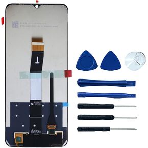 for Xiaomi Redmi 12C/Redmi 11A/Poco C55 LCD Display Touch Screen Digitizer Assembly Replacement Black (with Frame)