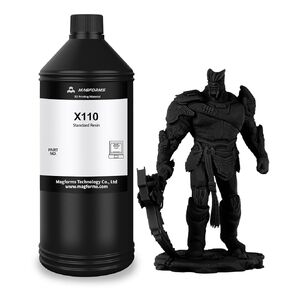 راتنج الطابعة ثلاثية الأبعاد Standard Pro X110، راتنج المعالجة بالأشعة فوق البنفسجية 405 نانومتر مع صلابة وقوة معززة، راتنج فوتوبوليمير سريع المعالجة لطباعة LCD DLP ثلاثية الأبعاد (بشرة فاتحة، 1000 جم)
