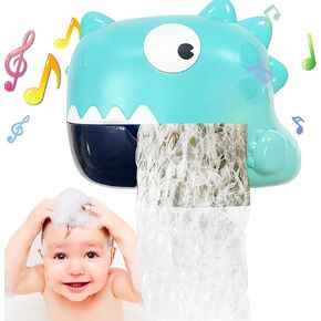 Bath Toys for 2-8 Year Old Girls, Musical Bubble Machine Dinosaur Toys for Kids 3-5 Gifts for 3 4 5 6 7 8 Years Old Girls Birthday Baby Toddler Toys for Ages 2-4 5-7