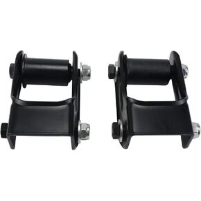 2 Inch Suspension Rear Lowering Drop Shackles Kit Fits For GMC Sierra Chevy Silverado C1500 C2500 K2500 F150 1988-2018 2WD 4WD | Leaf Spring Shackle Kit Replace Part # 410520 in Kuwait