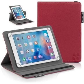 SafeSleeve EMF Protection Anti Radiation iPad Case: Universal Tablet Case for for 9"-10" Tablet Computers Including iPad, iPad Air, iPad Pro 9.7 Galaxy Tab 9.7, Nexus 10, Nook HD+ (Red)