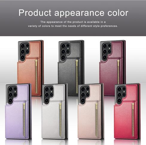 for Samsung Galaxy S22 Ultra 5G Wallet Phone Case with Card Holder[RFID Blocking Leather Protection][Back Flip Magnetic Clasp Folio cases]Shockproof Women Men cover for Samsung S22 Ultra White in Saudi Arabia