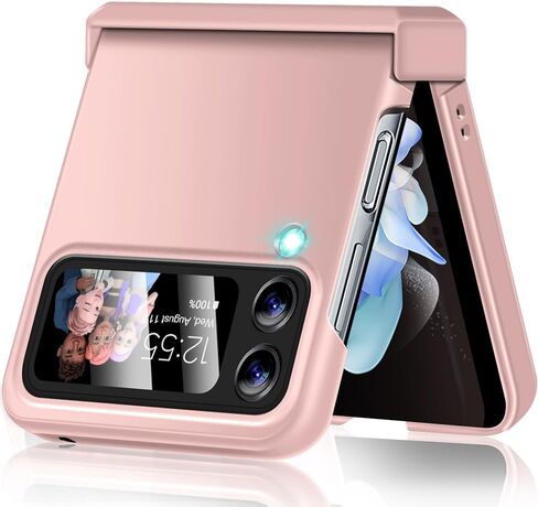 Migexxkj for Samsung Galaxy Z Flip 3 Case with Hinge Protection,Full Body Protective Cover Hard PC Ultra Slim Anti-Scratch Shockproof Lightweight Phone Case for Samsung Galaxy Z Flip 3 5G (Black) in Saudi Arabia