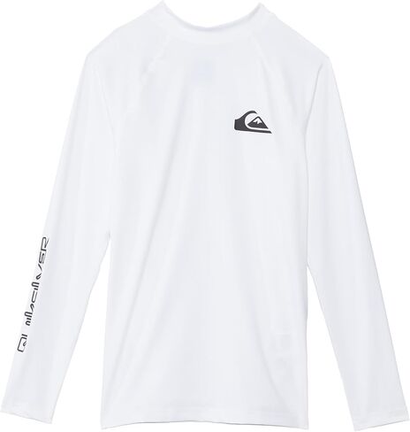 Quiksilver Boy's Everyday UPF50 كم طويل (للأطفال الكبار) أسود LG (14 طفل كبير) in Saudi Arabia