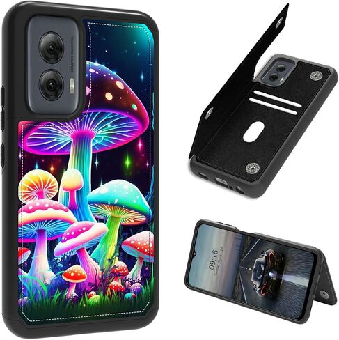 حافظة محفظة سلحفاة لهاتف Moto G Stylus 5G 2024، لهاتف Motorola G Stylus 5G 2024 حافظة من جلد البولي يوريثان بمسند وغطاء محفظة مقاوم للصدمات مع حامل بطاقة وحماية RFID للنساء والرجال in Kuwait