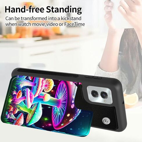 حافظة محفظة سلحفاة لهاتف Moto G Stylus 5G 2024، لهاتف Motorola G Stylus 5G 2024 حافظة من جلد البولي يوريثان بمسند وغطاء محفظة مقاوم للصدمات مع حامل بطاقة وحماية RFID للنساء والرجال in Kuwait