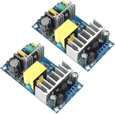 2pcs AC to DC Isolated Power Supply Module DC 24V 4A 5V 1A Dual Output Power AC 120V (90-256V) 50-60Hz to 24V 5V 120W Industrial Power Module Dual Output 24V 4A, 5V 1A in Kuwait