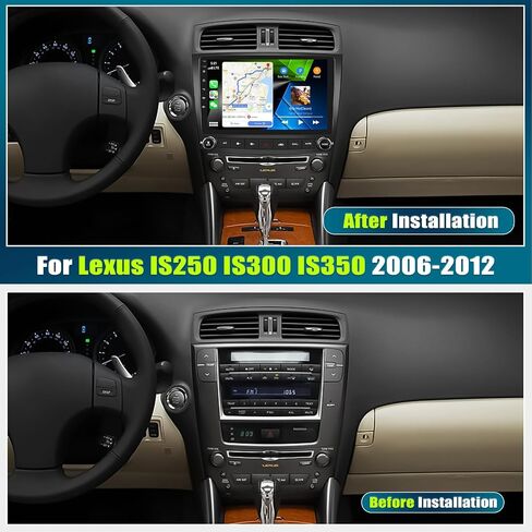 2+64G Android 13 Car Stereo for Lexus IS250 IS300 IS350 2006-2012 with Wireless Carplay Android Auto,10.1'' Touchscreen Lexus IS250 Car Radio with Mirror Link WiFi/GPS Bluetooth FM/RDS SWC+Rear Camera in Saudi Arabia