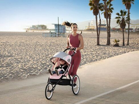 إطار عربة الركض Cybex AVI باللون الأسود + الوردي in Kuwait