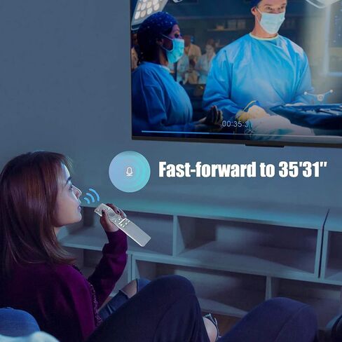 جهاز تحكم عن بعد جديد BN59-01312G لجهاز Samsung QLED 8K UHD TV UN49RU8000 UN55RU8000 UN65RU8000 UN75RU8000 UN82RU8000 UN85RU8000 وحدة تحكم بديلة مع مفاتيح NETELIX PrimeVideo Hulu in Saudi Arabia