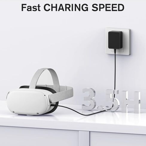 for Oculus Quest 3/2 Charger Cord, VR Headset Charger for Meta Quest 3/2, 5ft & 15W Type-C Charging Cable for Oculus/Meta Quest 3/2 in Kuwait