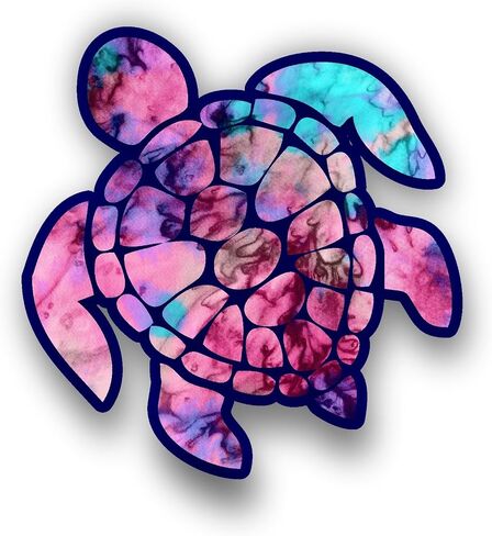 3 inch Sea Turtle Sticker for Laptops CupsTumblers Cars and Trucks Any Smooth Surface (Starry Sky) in Saudi Arabia