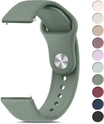 Meliya 22mm Watch Bands Quick Release Replacement Wristband, Soft Silicone Sport Replacement Straps for Men Women in Saudi Arabia