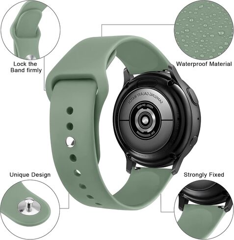 Meliya 22mm Watch Bands Quick Release Replacement Wristband, Soft Silicone Sport Replacement Straps for Men Women in Saudi Arabia