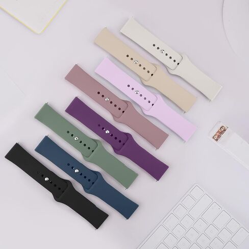 Meliya 22mm Watch Bands Quick Release Replacement Wristband, Soft Silicone Sport Replacement Straps for Men Women in Saudi Arabia