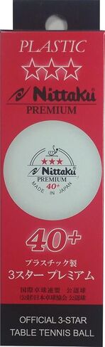 NITTAKU 3-Star Premium 40+ Table Tennis Balls (3 Balls) in Kuwait