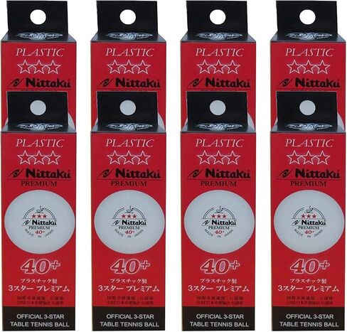 NITTAKU 3-Star Premium 40+ Table Tennis Balls (3 Balls) in Kuwait
