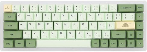 XDA V2 Matcha Green Tea Dye Sub Keycap Set Thick PBT for Keyboard gh60 Poker 87 tkl 104 ansi xd64 bm60 xd68 xd84 xd96 Janpanese (Matcha Set JAN x1) in Saudi Arabia
