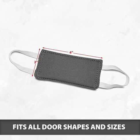 Door Latch Silencer Door Latch Covers Quietly Close Door Baby Door Latch Cover: for Newborn Nursery, Noise Reducer (Grey) in Kuwait