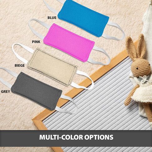 Door Latch Silencer Door Latch Covers Quietly Close Door Baby Door Latch Cover: for Newborn Nursery, Noise Reducer (Grey) in Kuwait