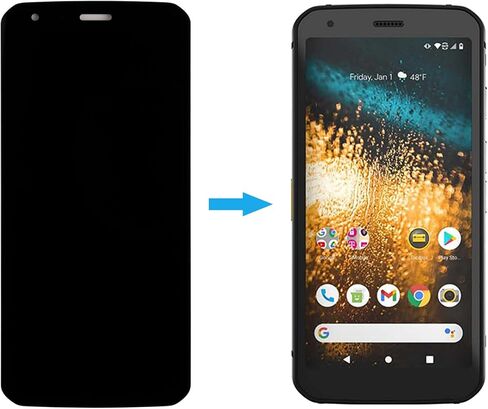 [New] Duotipa LCD Display Screen Digitizer Assembly Replacement for Cat S62 5.7" with Technical Repair Tools Kit-Black. in Saudi Arabia