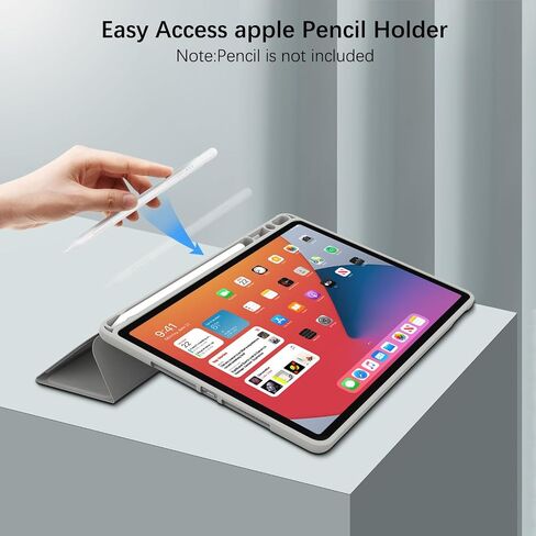 Case for iPad 10th Generation (10.9-inch,2022), Protective Slim Case with Pencil Holder & Auto Wake/Sleep, Trifold Smart Stand Cover for New Apple iPad 10.9 Inch - Pink in Kuwait