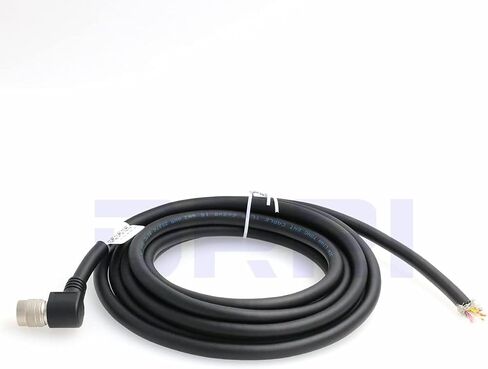 DRRI Right Angle Hirose 12Pin Female HR10A-10P-12S to Leadwires I/O Power Cable for Sony CCD Basler pilot Hitachi Panasonic Marshall Camera Aviator GigE (3M) in Saudi Arabia
