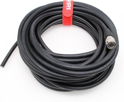 DRRI Right Angle Hirose 12Pin Female HR10A-10P-12S to Leadwires I/O Power Cable for Sony CCD Basler pilot Hitachi Panasonic Marshall Camera Aviator GigE (3M) in Saudi Arabia