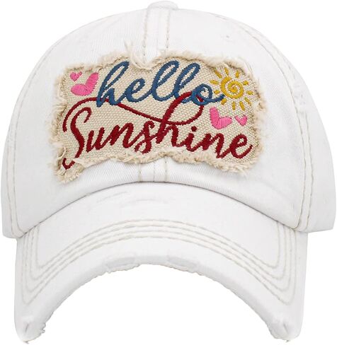 Hello Sunshine Women's Vintage Baseball Cap in Saudi Arabia