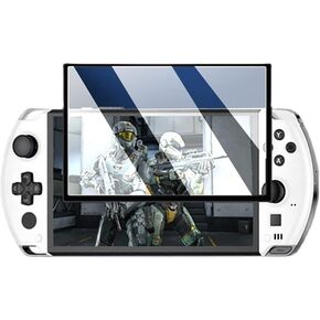 Walieoka Screen Protector Compatible with GPD Win 4,9H Hardness Tempered Glass Protective Film,Scratch Resistant Anti-Fingerprint [ Black]