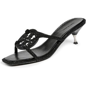 Tory Burch Women's 55mm Pave Geo Bombe Miller Low Heel Sandals